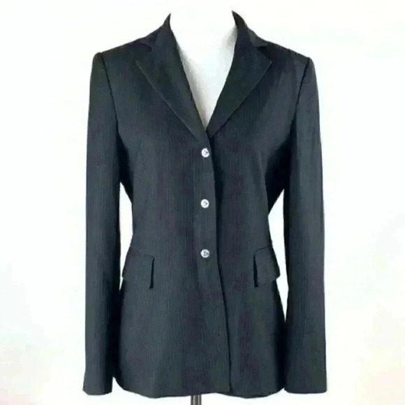 Calvin Klein 3 button turn lock blazer 2 pockets - Picture 1 of 8